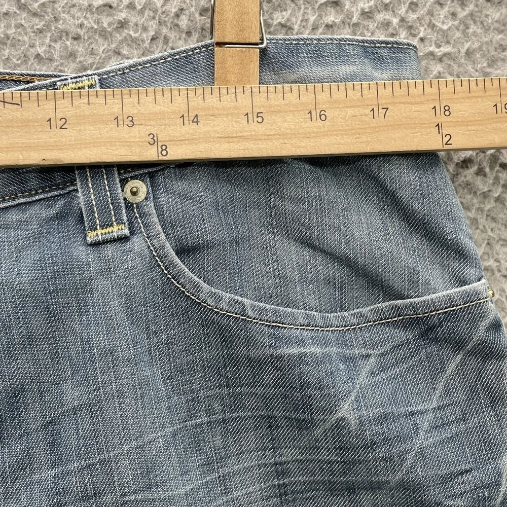 Levi's 527 Jeans Mens 36x30* Low Bootcut Whisker Denim Pants Western Flip Pocket